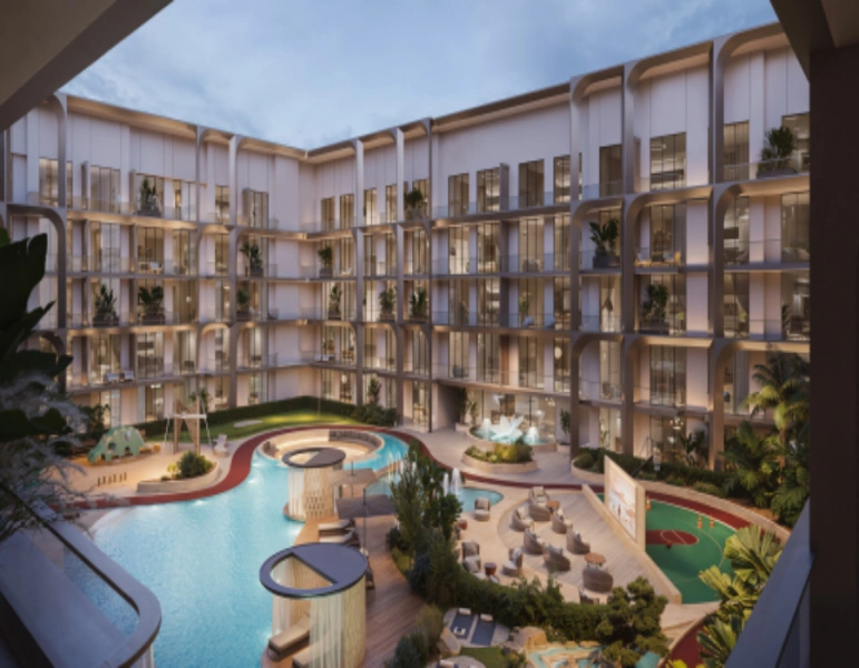 Stilvolle Villa mit zwei Schlafzimmern, privatem Pool und modernem Design