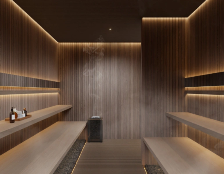 Stilvolle Villa mit zwei Schlafzimmern, privatem Pool und modernem Design