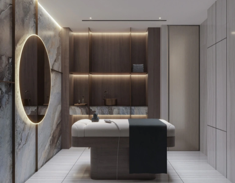 Stilvolle Villa mit zwei Schlafzimmern, privatem Pool und modernem Design