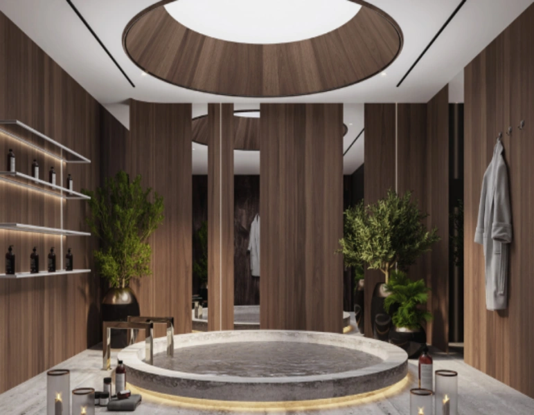 Stilvolle Villa mit zwei Schlafzimmern, privatem Pool und modernem Design