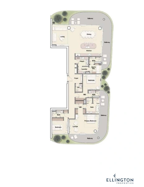 Luxuriöses Eckapartment mit 2 Etagen und 3 Schlafzimmern - ein Traumzuhause in Bestlage!