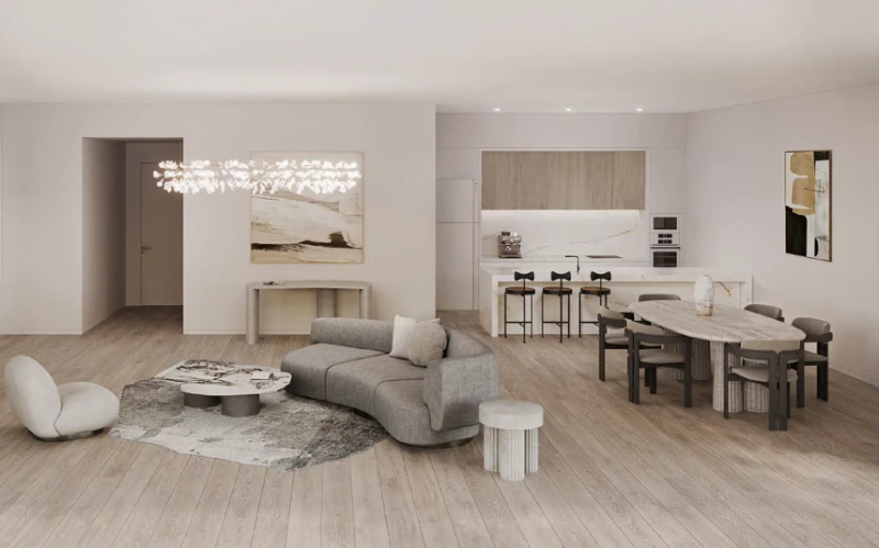 Stilvolle und luxuriöse Wohnung mit einem Schlafzimmer in erstklassiger Lage!