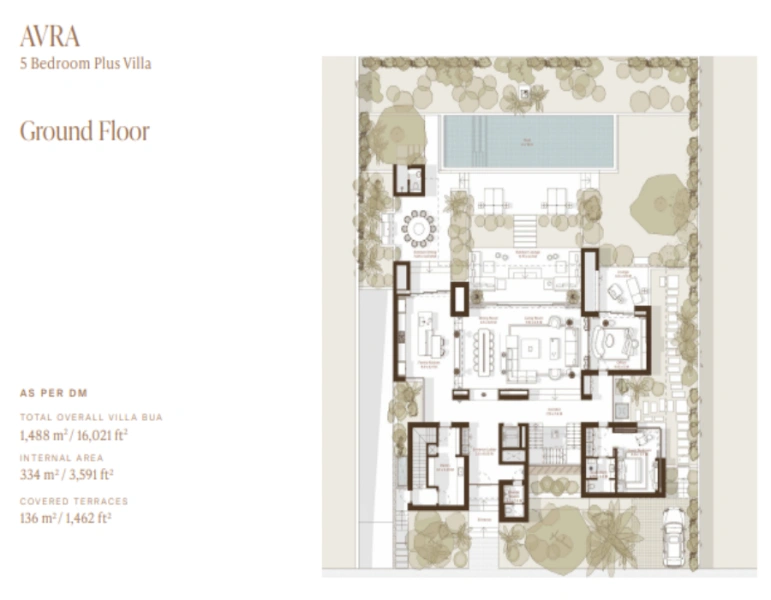 Luxurious Five Bedroom Apartment with Modern Design in Prime Location