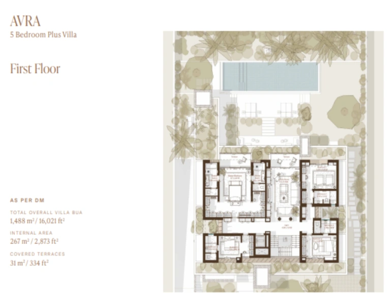 Luxurious Five Bedroom Apartment with Modern Design in Prime Location