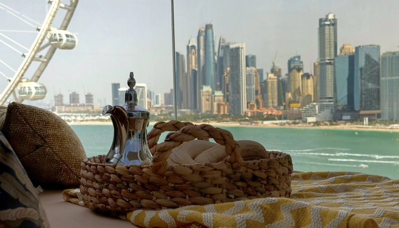 Exklusive Hochgeschosswohnung mit atemberaubender Aussicht auf Bluewaters Island