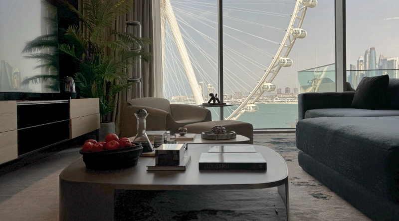 Exklusive Hochgeschosswohnung mit atemberaubender Aussicht auf Bluewaters Island