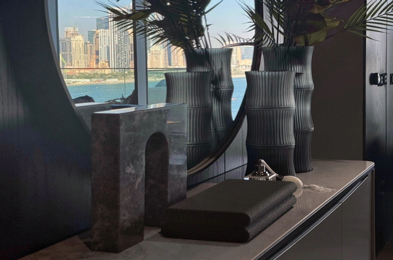 Exklusive Hochgeschosswohnung mit atemberaubender Aussicht auf Bluewaters Island