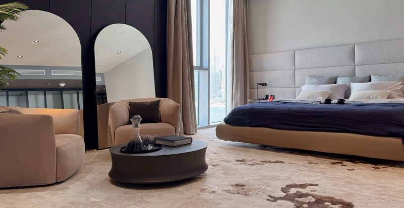 Exklusive Hochgeschosswohnung mit atemberaubender Aussicht auf Bluewaters Island