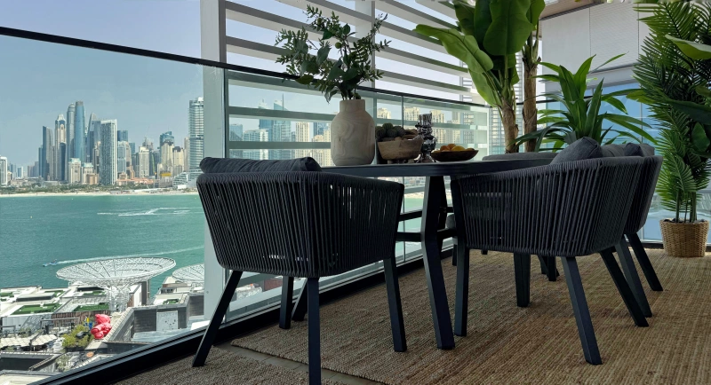 Exklusive Hochgeschosswohnung mit atemberaubender Aussicht auf Bluewaters Island