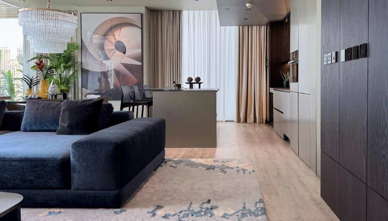 Exklusive Hochgeschosswohnung mit atemberaubender Aussicht auf Bluewaters Island