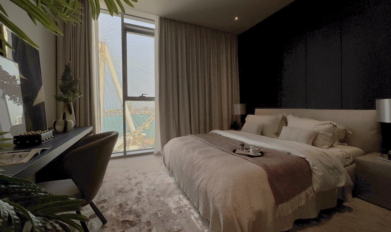 Exklusive Hochgeschosswohnung mit atemberaubender Aussicht auf Bluewaters Island