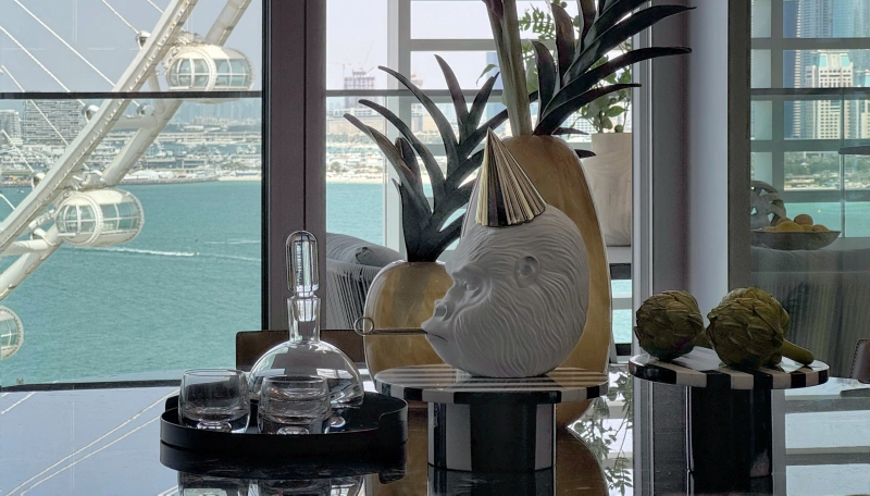 Exklusive Hochgeschosswohnung mit atemberaubender Aussicht auf Bluewaters Island