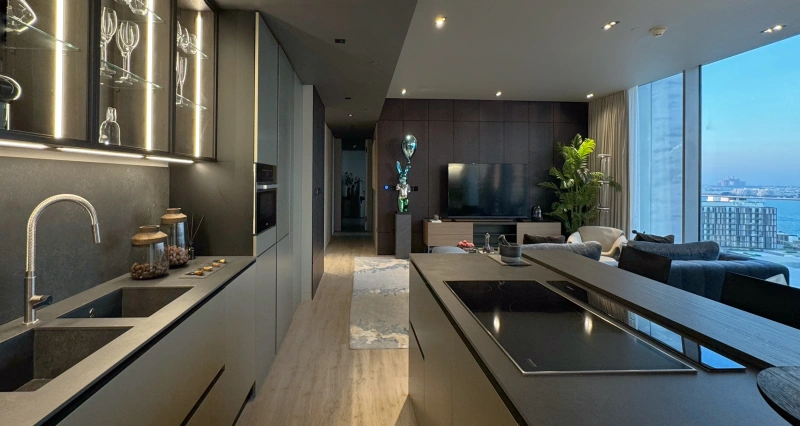 Exklusive Hochgeschosswohnung mit atemberaubender Aussicht auf Bluewaters Island