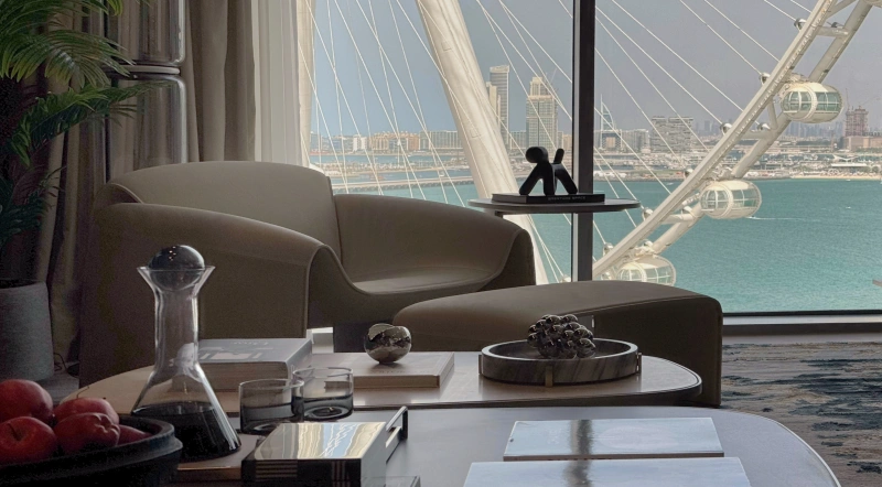 Exklusive Hochgeschosswohnung mit atemberaubender Aussicht auf Bluewaters Island