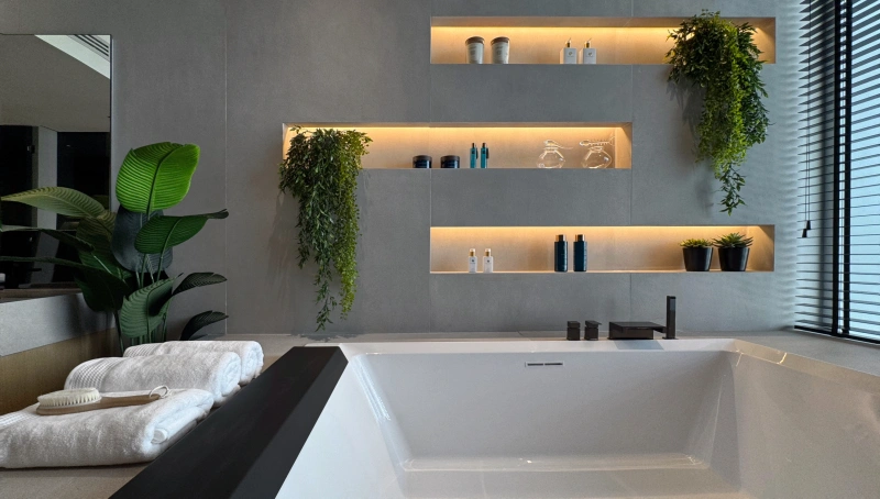 Exklusive Hochgeschosswohnung mit atemberaubender Aussicht auf Bluewaters Island