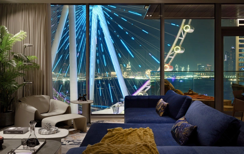 Exklusive Hochgeschosswohnung mit atemberaubender Aussicht auf Bluewaters Island