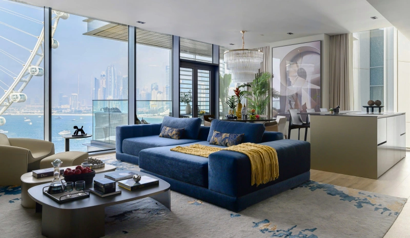 Exklusive Hochgeschosswohnung mit atemberaubender Aussicht auf Bluewaters Island