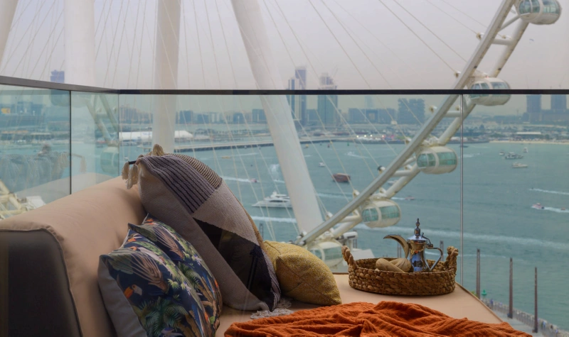 Exklusive Hochgeschosswohnung mit atemberaubender Aussicht auf Bluewaters Island