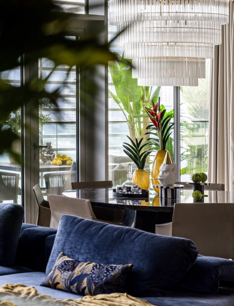 Exklusive Hochgeschosswohnung mit atemberaubender Aussicht auf Bluewaters Island