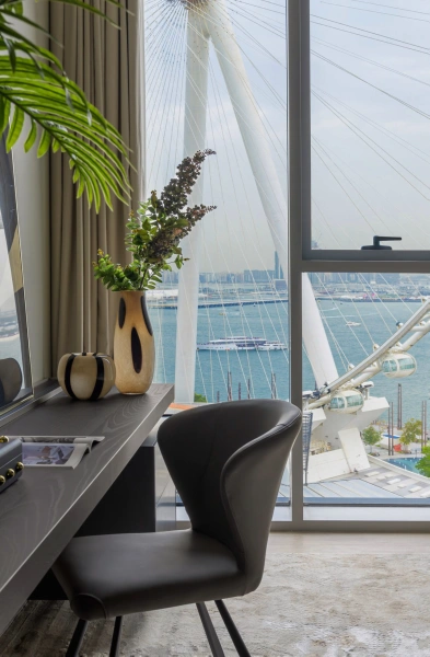 Exklusive Hochgeschosswohnung mit atemberaubender Aussicht auf Bluewaters Island