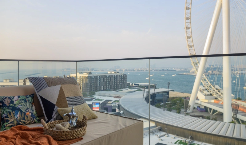 Exklusive Hochgeschosswohnung mit atemberaubender Aussicht auf Bluewaters Island