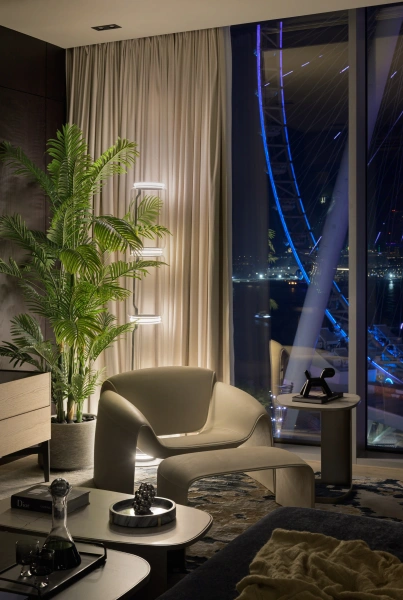 Exklusive Hochgeschosswohnung mit atemberaubender Aussicht auf Bluewaters Island