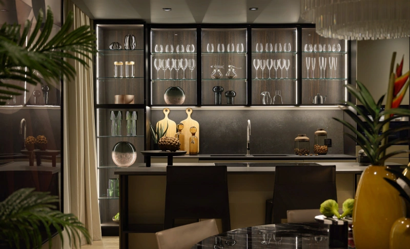 Exklusive Hochgeschosswohnung mit atemberaubender Aussicht auf Bluewaters Island