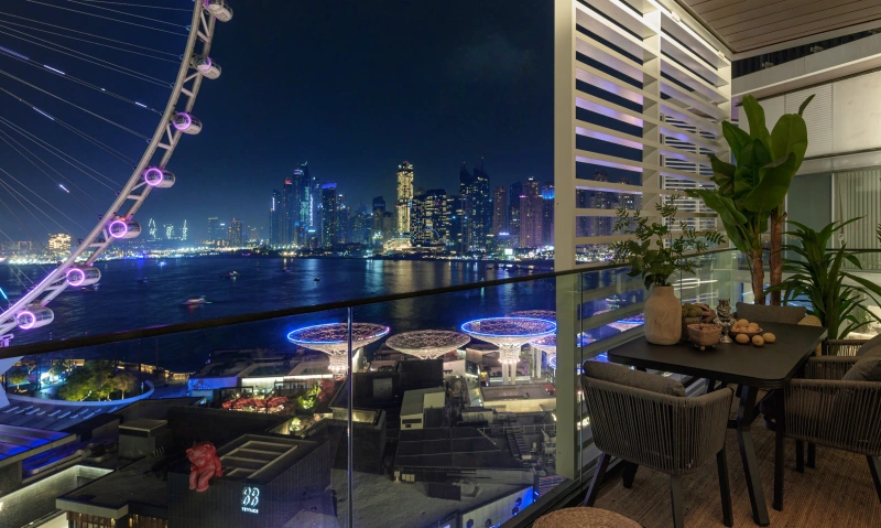 Exklusive Hochgeschosswohnung mit atemberaubender Aussicht auf Bluewaters Island