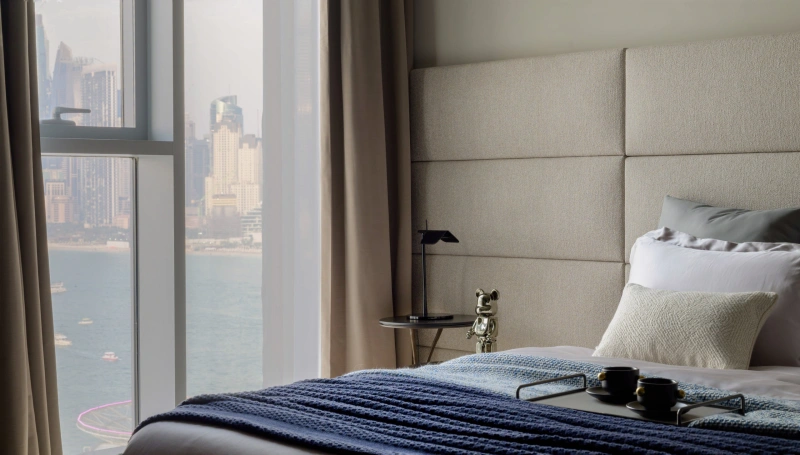 Exklusive Hochgeschosswohnung mit atemberaubender Aussicht auf Bluewaters Island