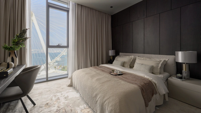 Exklusive Hochgeschosswohnung mit atemberaubender Aussicht auf Bluewaters Island