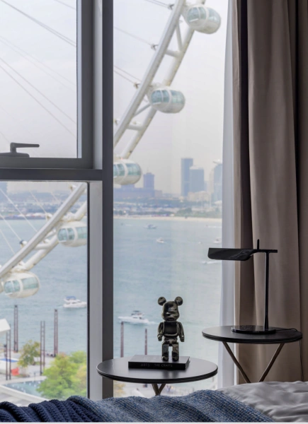 Exklusive Hochgeschosswohnung mit atemberaubender Aussicht auf Bluewaters Island