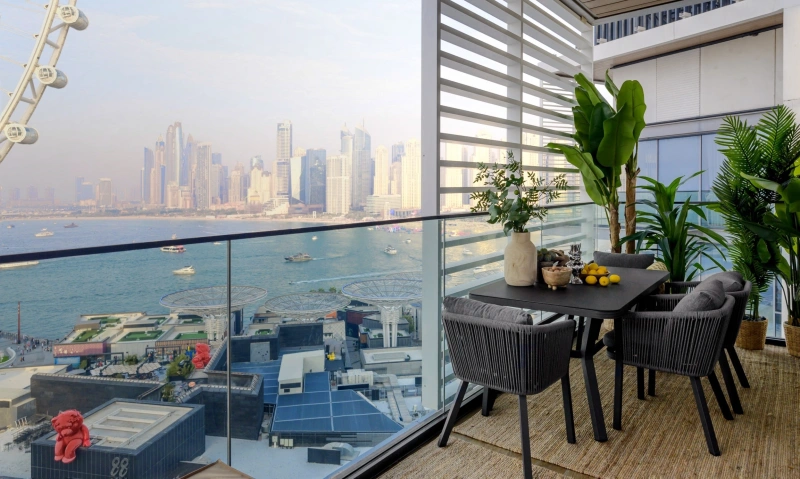 Exklusive Hochgeschosswohnung mit atemberaubender Aussicht auf Bluewaters Island