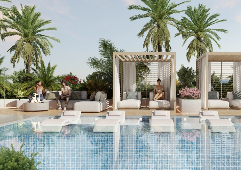 Luxuriöse 2-Zimmer Wohnung mit privatem Jacuzzi und riesigem Balkon mit Panoramablick!