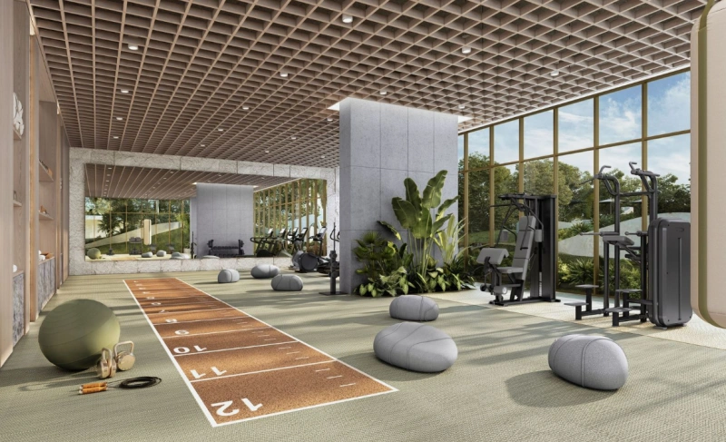 Luxuriöses 1-Schlafzimmer-Apartment in Resort-ähnlicher Umgebung