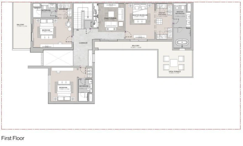 Moderne Villa mit Pool und freistehender Badewanne - Luxus pur in jedem Raum!