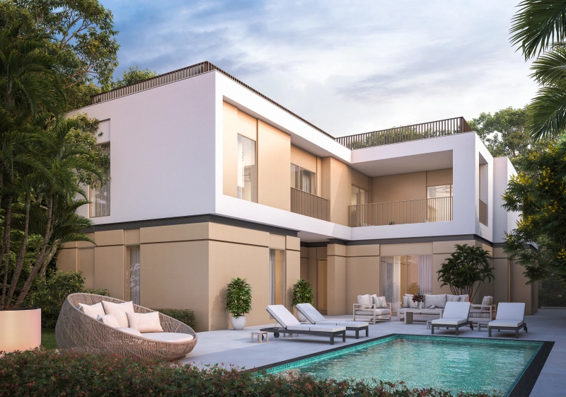 Moderne Villa mit Pool und freistehender Badewanne - Luxus pur in jedem Raum!