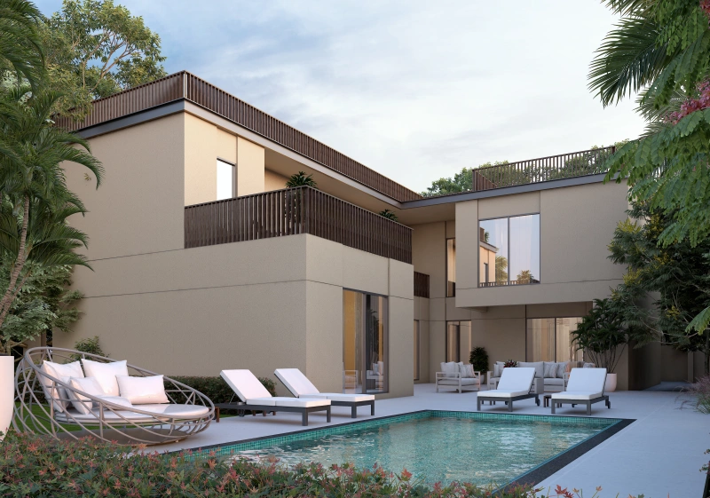 Moderne Villa mit Pool und freistehender Badewanne - Luxus pur in jedem Raum!