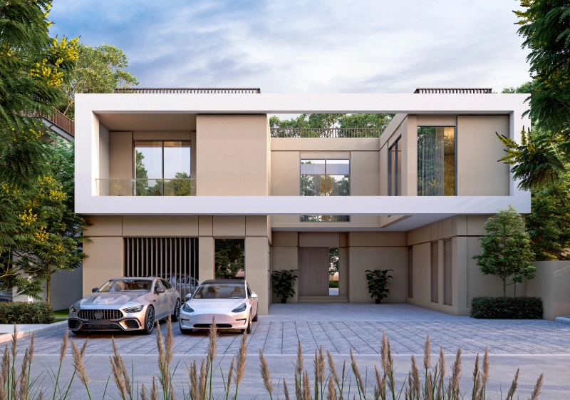 Moderne Villa mit Pool und freistehender Badewanne - Luxus pur in jedem Raum!