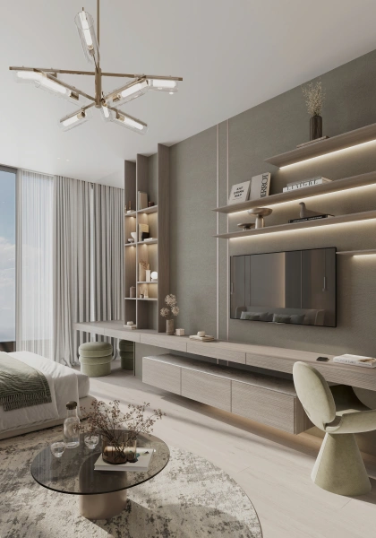 Modernes Studio mit Rooftop Pool, komplett möbliert - Ihr exklusives Zuhause in Dubai!