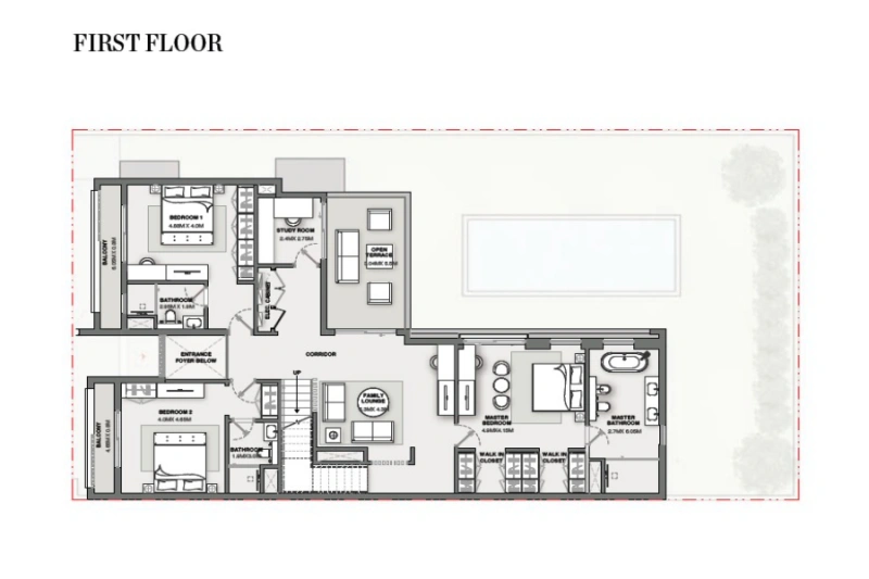 Luxuriöse Villa mit vier Schlafzimmern und modernem Design