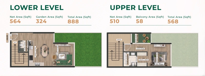 Gemütliches 1-Zimmer Reihenhaus ideal für kleine Familien.