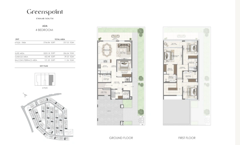 Geräumiges Stadthaus mit 4 Schlafzimmern, Zimmer für das Personal und angeschlossenem Bad
