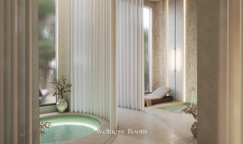 Traumhaftes Apartment mit 2 Schlafzimmern, Arbeitszimmer, eigenem Bad und Zugang zur Lagune.