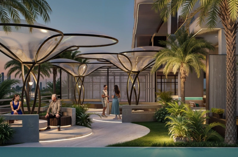 Gemütliche 1-Zimmer-Wohnung mit Poolblick