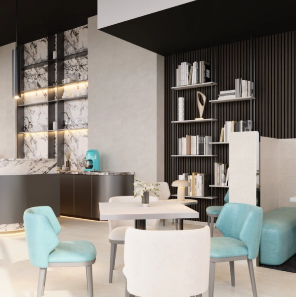 Gemütliche 1-Zimmer-Wohnung mit Poolblick