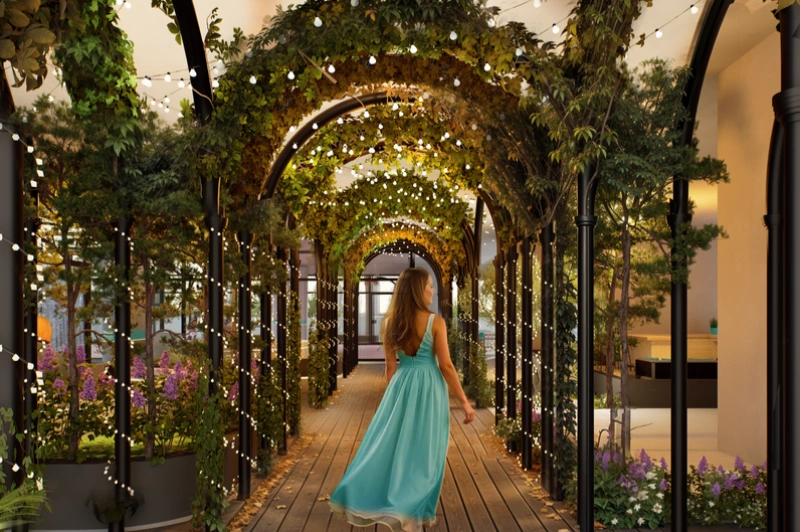 Gemütliche 1-Zimmer-Wohnung mit Poolblick