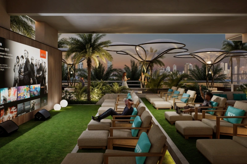 Gemütliche 1-Zimmer-Wohnung mit Poolblick