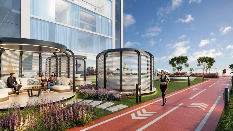 Modernes 2BR Apartment mit privatem Pool in stilvollem Design