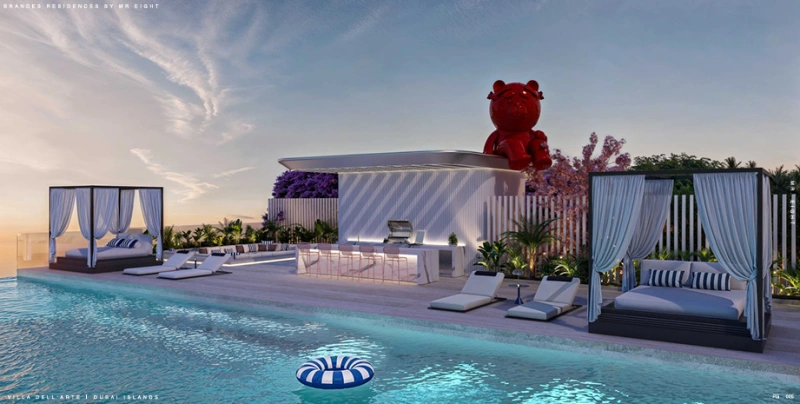 Luxuriöses Duplex-Apartment mit 2 Schlafzimmern, privatem Pool und modernem Design