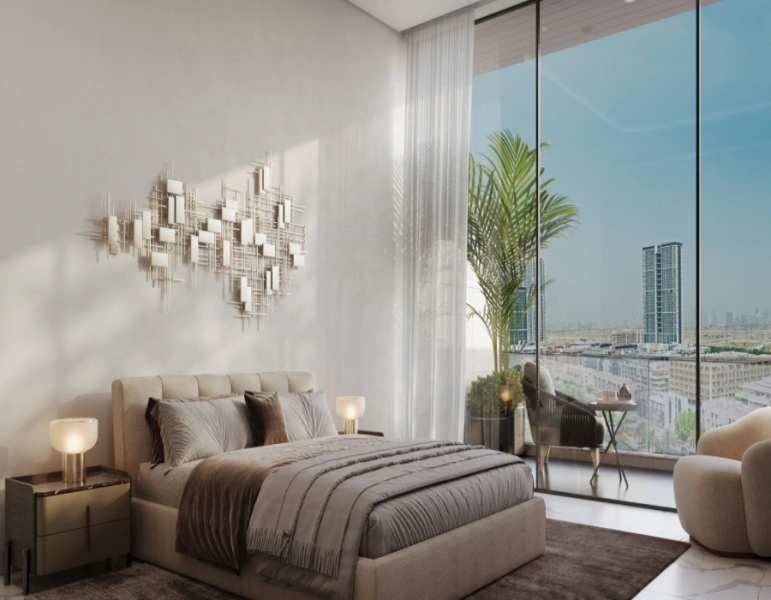 Stilvolles Ein-Zimmer-Apartment mit modernem Design